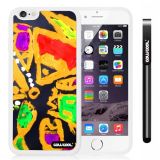 Apple iphone 6 4.7 Inch Soft Silicone Colorful kid Watercolor Fish Competition food White Shell Single Layer Protective Case (12)