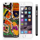 Apple iphone 6 4.7 Inch Soft Silicone Colorful kid Watercolor Fish Competition food White Shell Single Layer Protective Case (20)