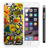 Apple iphone 6 4.7 Inch Soft Silicone Colorful kid Watercolor Fish Competition food White Shell Single Layer Protective Case (21)