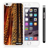 Apple iphone 6 4.7 Inch Soft Silicone parrots feathers White Shell Single Layer Protective Case (10)