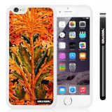 Apple iphone 6 4.7 Inch Soft Silicone oil painting Style Flower plants White Shell Single Layer Protective Case (Style1)