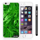 Apple iphone 6 4.7 Inch Soft Silicone Leaves and branches of bamboo White Shell Single Layer Protective Case (Style4)