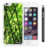 Apple iphone 6 4.7 Inch Soft Silicone Bright bamboo White Shell Single Layer Protective Case (Style5)