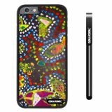 Apple iphone 6 4.7 inch Case Hard PC Colorful kid Watercolor Fish Competition food Black Shell Single Layer Protective Case (13)