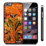 Apple Iphone 6 Plus 5.5 Inch Case Hard PC oil painting Style Flower plants Black Shell Single Layer Protective Case (Style1)