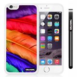 Apple iphone 6 4.7 Inch Soft Silicone perfect birds feathers White Shell Single Layer Protective Case (5)