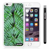 Apple iphone 6 4.7 Inch Soft Silicone Leaves and branches of bamboo White Shell Single Layer Protective Case (Style1)
